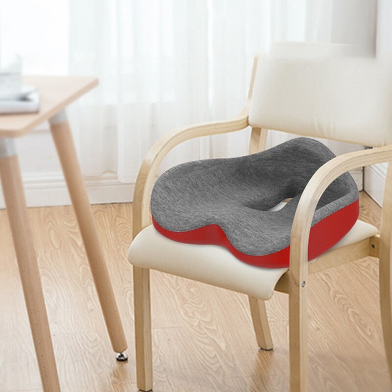 Stoel Kussen Comfort Memory Foam Seat Orthopedisch Kussen Voor Onderrug Stuitje En Ischias Pijn