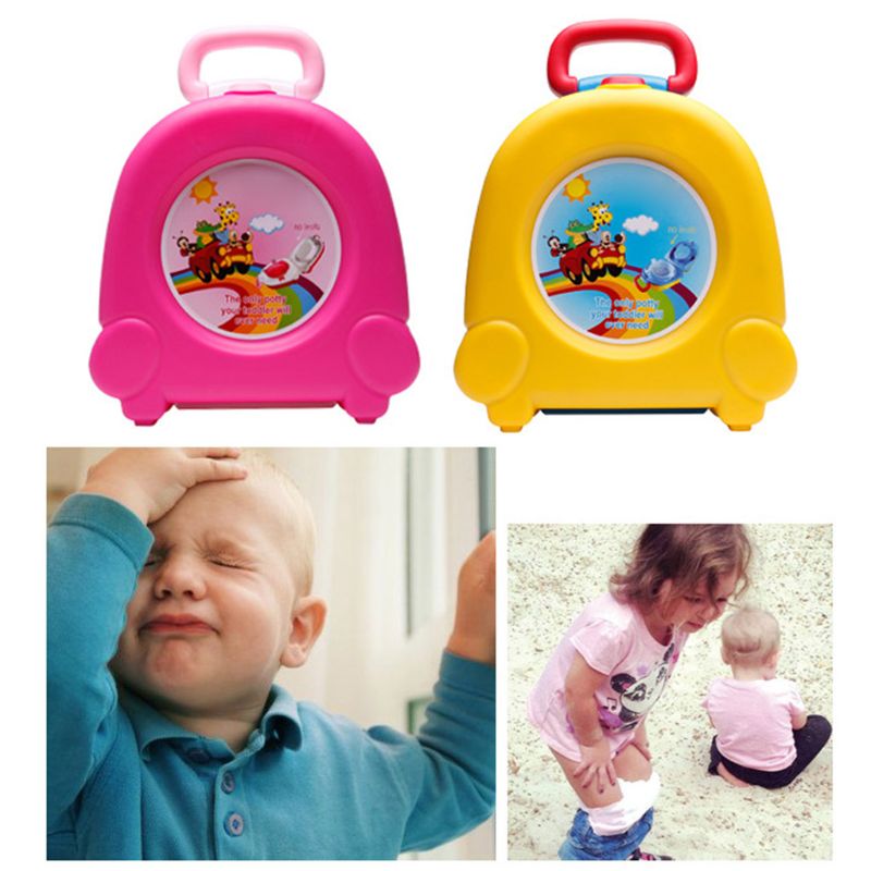 Carry Potty Toilet Training Portable Travel Toilet Trainer Just for Kids