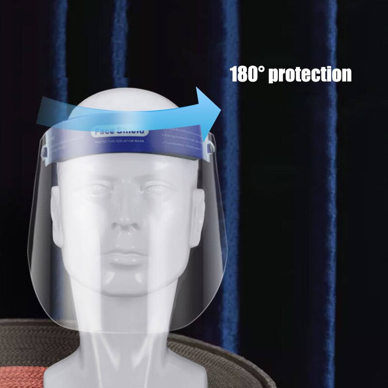 2/4/10 Pcs Protective Full Face Shield Safety Isolation Visor Eye Face Protector Facial Cover GHS99