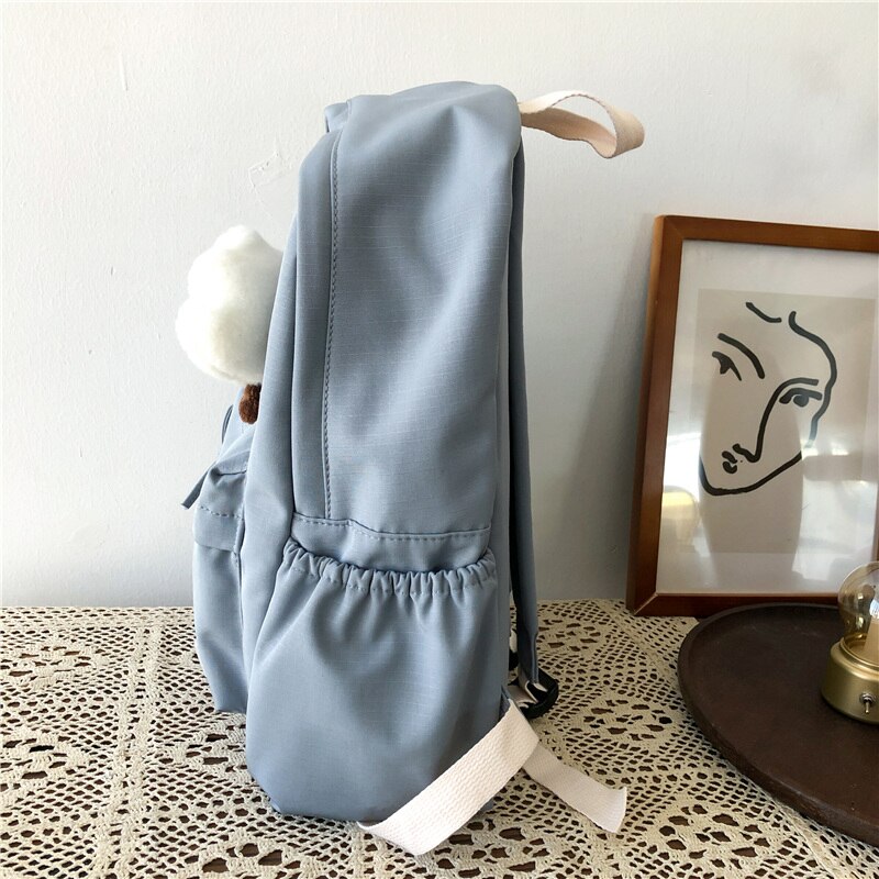 Est Waterdichte Nylon Vrouwen Rugzak Grote Capaciteit Effen Kleur Mannen Reistas Unisex College Schooltas Laptop Rugzakken