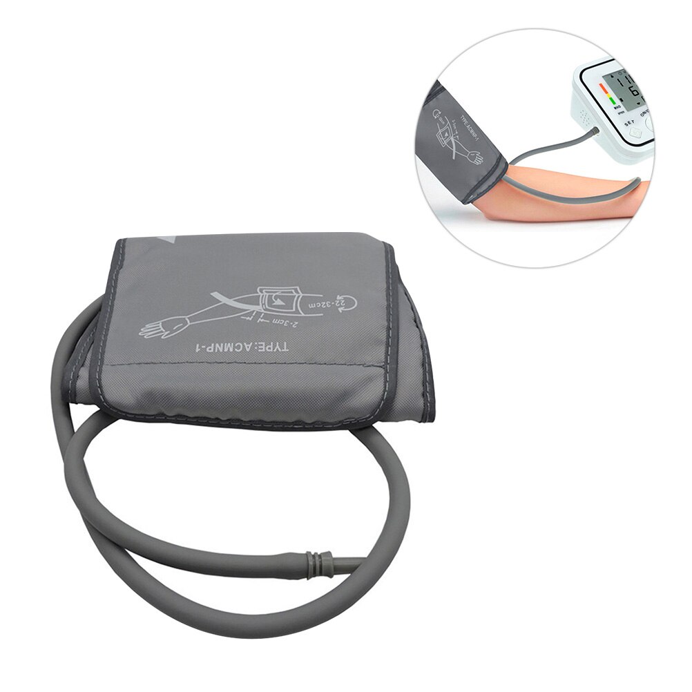 Brazalete para la parte superior del Monitor de presión arterial portátil, accesorios del Monitor de presión arterial para la familia del hogar 22-32cm circunferencia del brazo