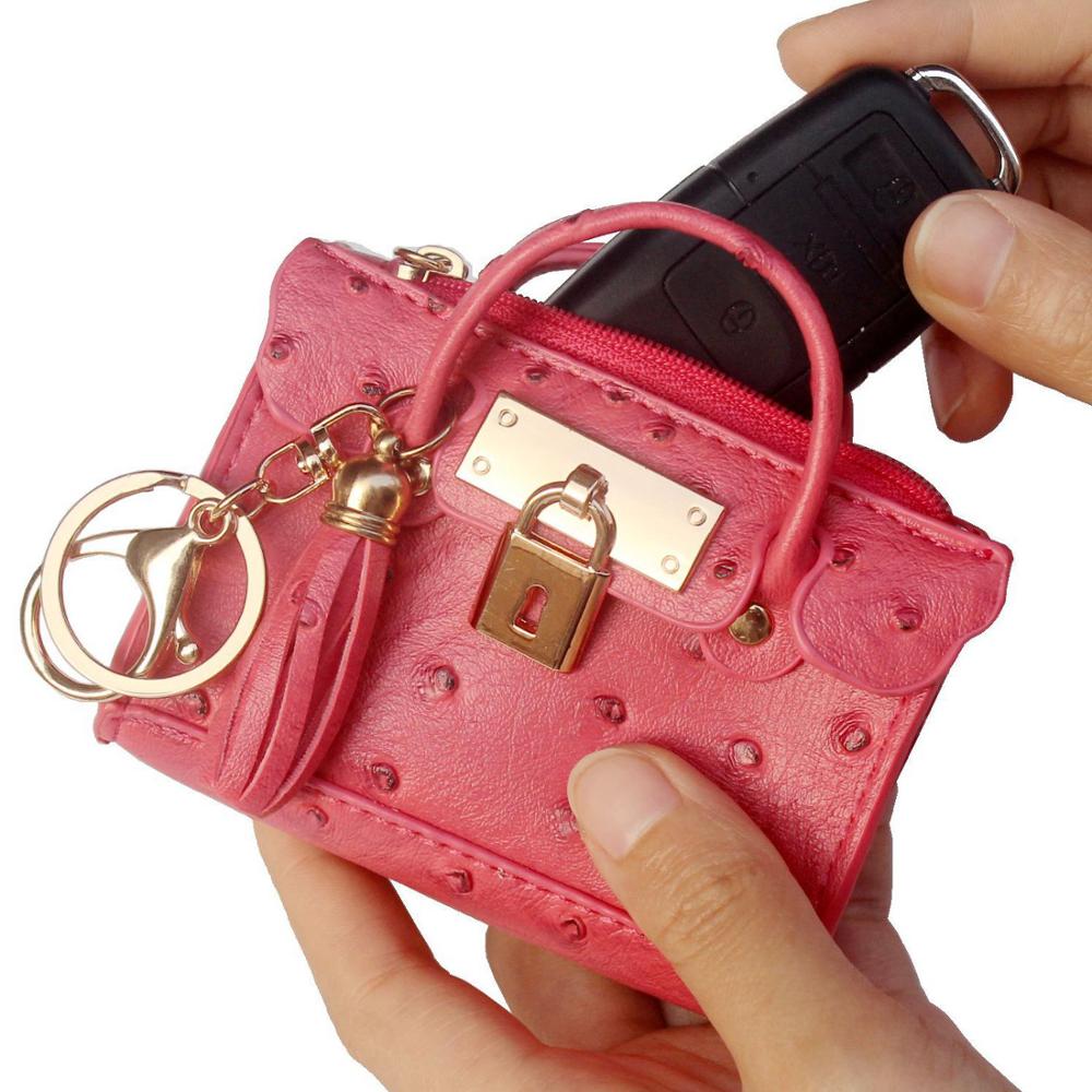 Mini sac à main Vintage avec porte-clés, petit sac à main avec fermeture éclair pour femmes, pièces de monnaie, voiture, sac à main , sac à main avec fermeture éclair