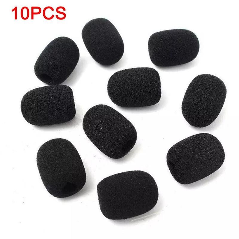 10Pcs Microfoon Spons Deksel Anti-Wind Winddicht Portable Outdoor Microfoon Cover C8K9