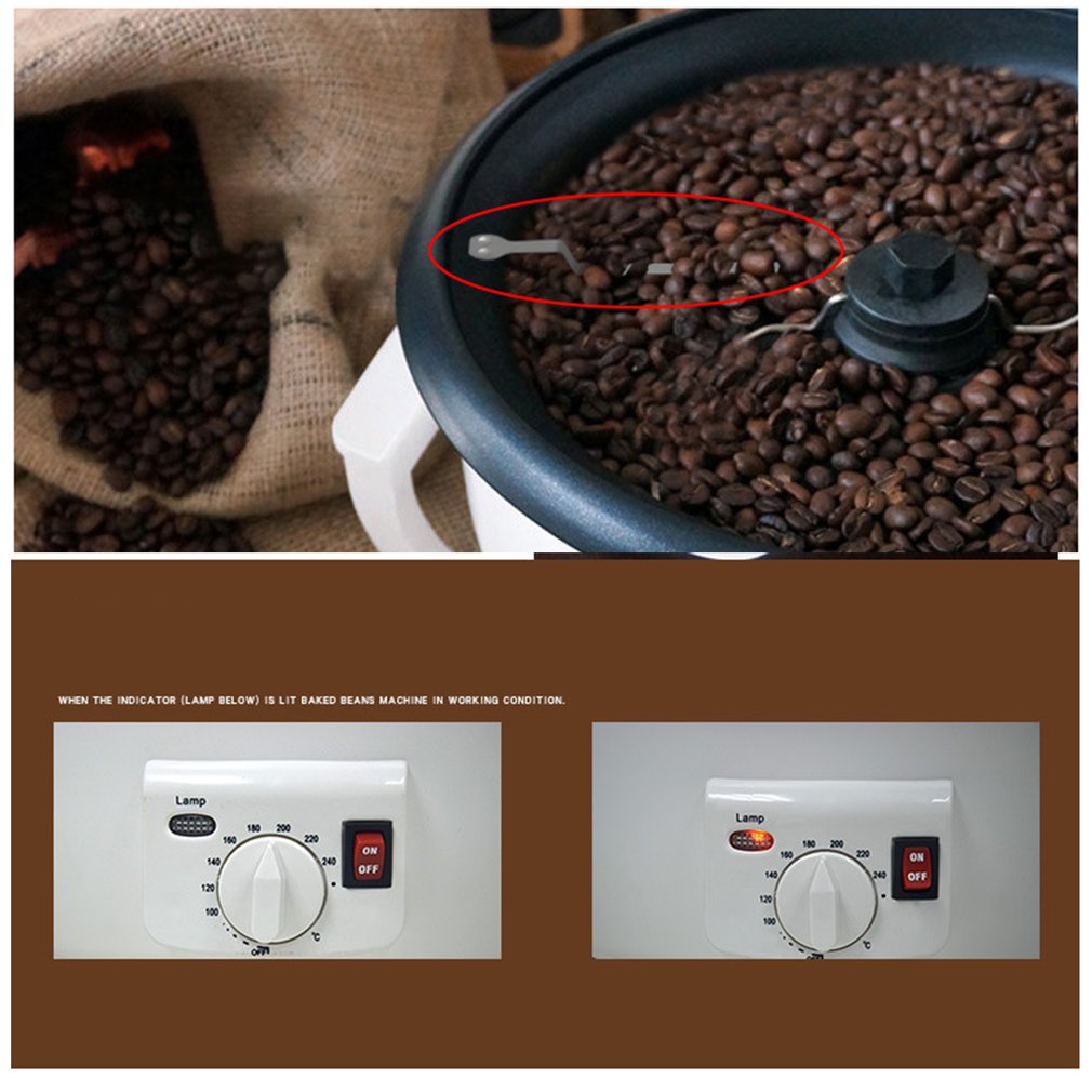 Coffee Roasting Machine Household Peanut Corn Roasting Machine Electric Roasting Beans Roasting Coffee Fruit Roasting Machine