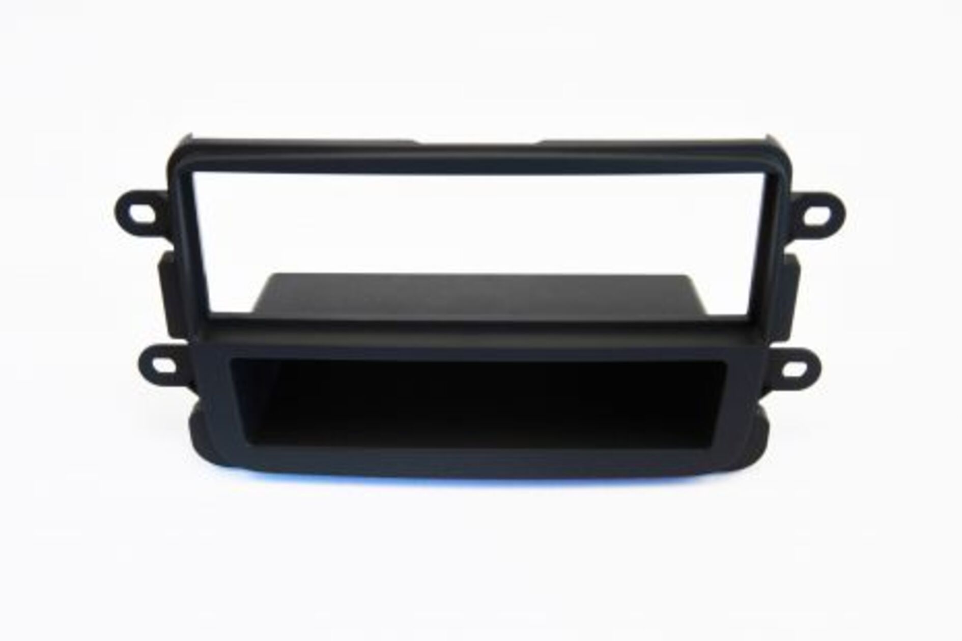 Kit marco Radio Dacia LODGY DUSTER DOKKER SANDERO DUSTER RENAULT CAPTUR COMPATIBLE Cableado ISO Caratula Embellecedor: Marco Radio gris oscuro
