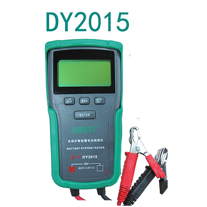 DY2015/DY2015A 12V-24VCar Battery Tester Tools Lead Acid CCA Load Battery Charge Test Digital Automotive Battery Capacity Tester: DY2015