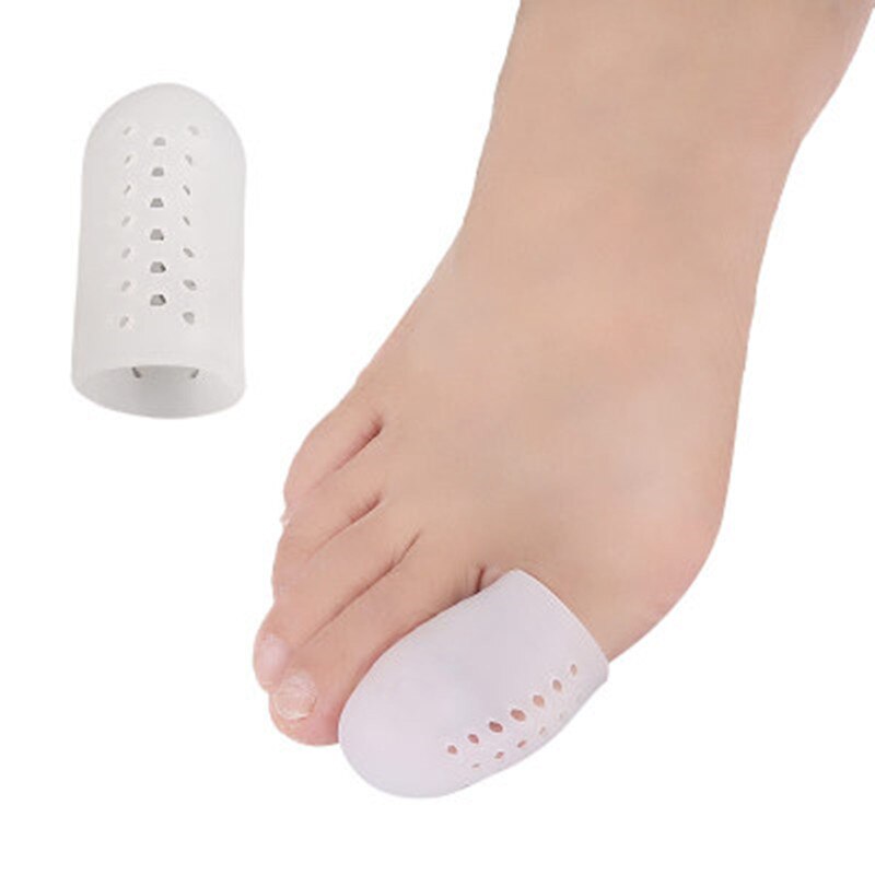 2pcs Silicone Gel Pointe Big Toe Cap Cover Foot Protectors Pads For Pointe Ballet Shoes Feet Care Tool Toe Spreader Pedicure