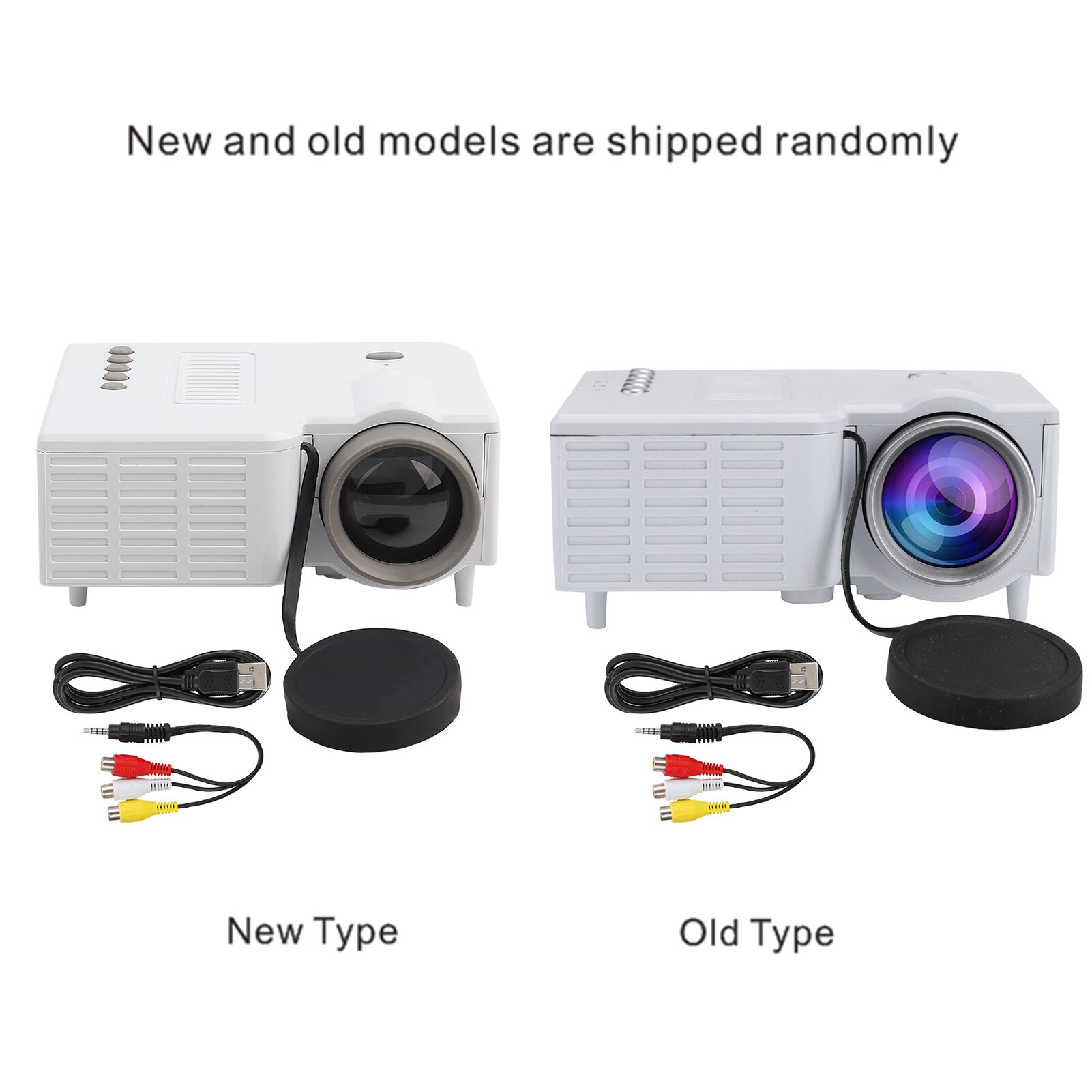 Led Mini Kantoor Projector 320*180 Fysieke Resolutie Draagbare Projector Ondersteuning 1080P Video Usb Tf-Kaart Vergadering projector