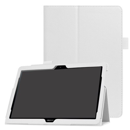 Ultra Slim Case for Huawei MediaPad T3 10 AGS-L09 AGS-L03 T3 9.6 inch Folding Stand Cover Case for Honor Play Pad 2 9.6": For T3 9.6 White