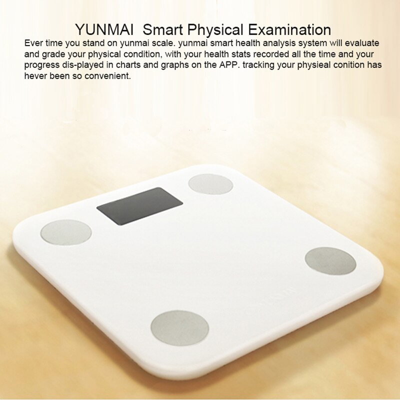 Original smart yunmai mini kropsvægt skalaer gulv digital fedt vejning skala bluetooth balance mi kropssammensætning skala  m1501