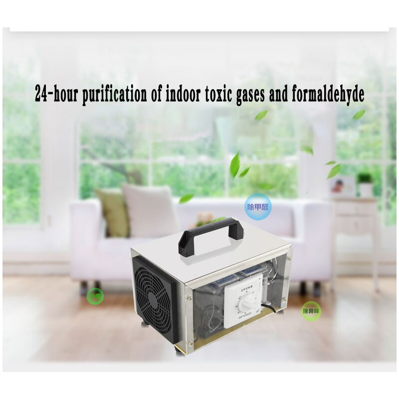 20G Luchtreiniger O3 Ozon Generator Plaat 20000 Mg/u Ozonator Draagbare Ozonizer Cleaner Sterilisator Timing Schakelaar