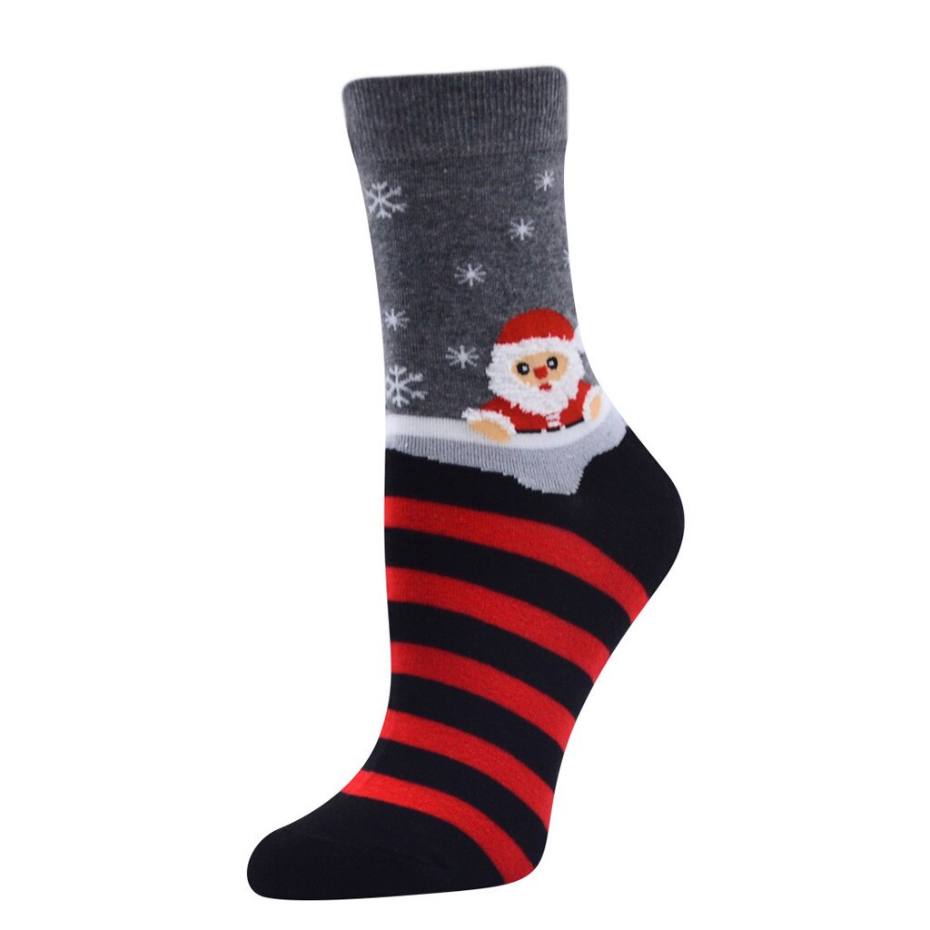 Happy Socks Women Unisex Christmas Vintage Cashmere Funny Long Sock Kawaii Comfortable Socks Носки Женские: C