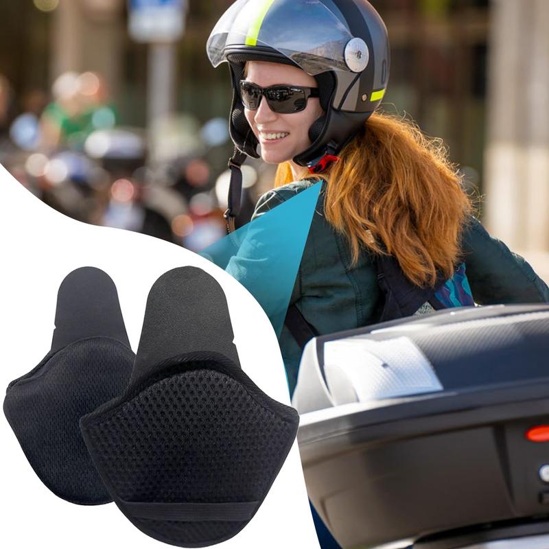 Motorradhelm-Ohrenschützer, abnehmbare Winter-warme Ohrenschützer, winddichte Ohrabdeckungen, 1 Paar Ohrpolster für kaltes nasser für Damen und Herren