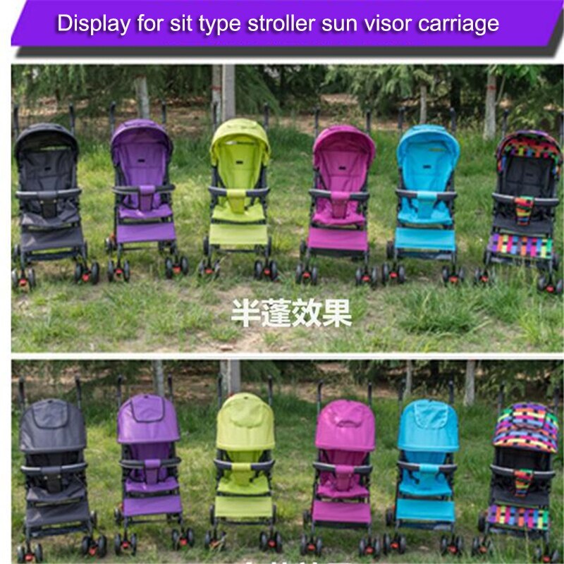 Baby Stroller Sunshield Shade Protection Hood Canopy Cover Prams Stroller Accessories Kids Stroller Sun Visor Carriage Sun Shade