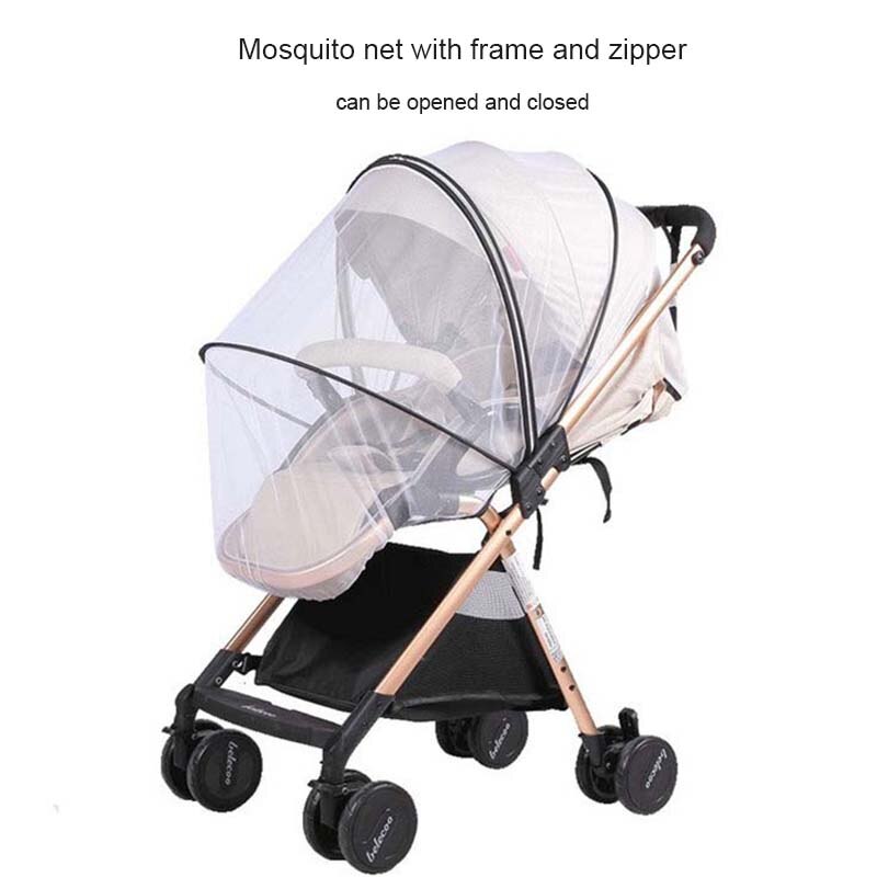 Moskitonetz Verschiedene Stile Bebe Zubehör Geeignet Meisten Kinderwagen Baby Bett Krippe Wie Für Yoya YoyaPlus Babalo Cybex, etc: Type A-black frame