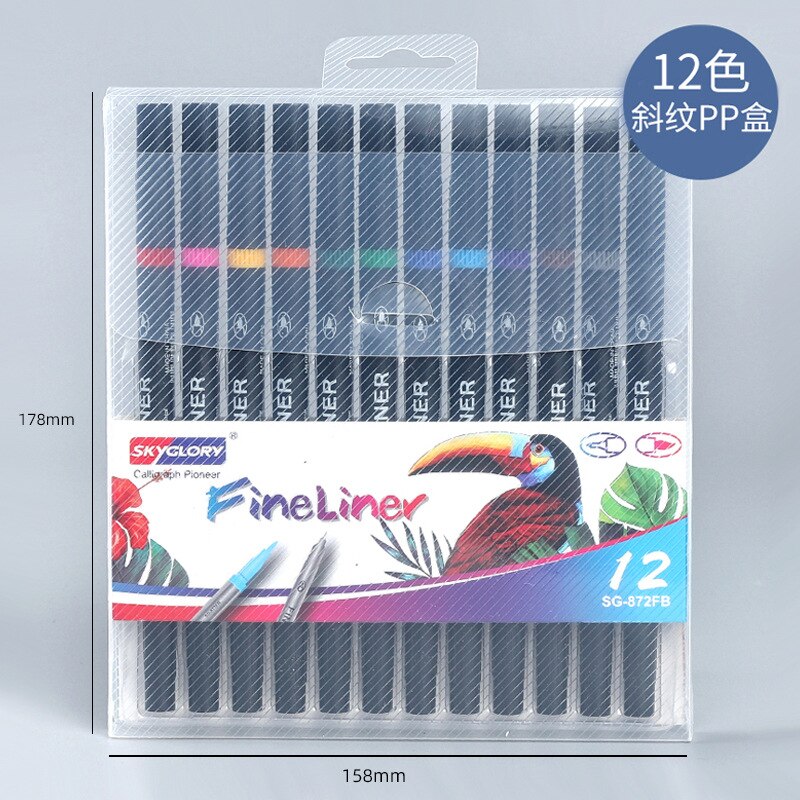 Painting Art Markers Brush Supplies School Student Drawing Washing Graffiti Pen