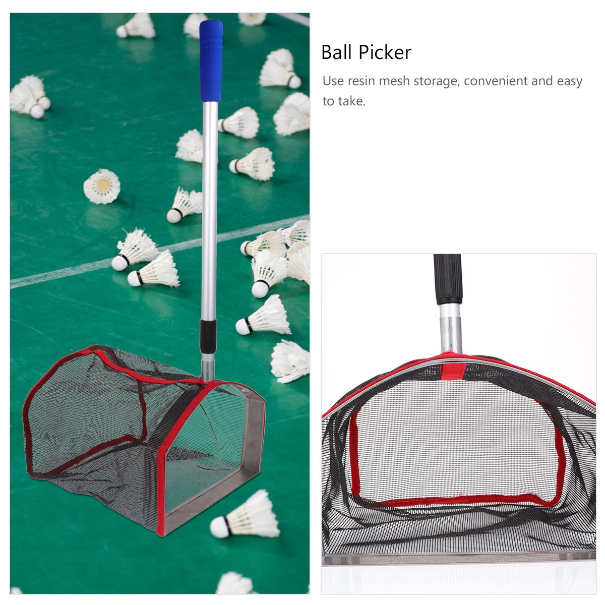 Badminton Ball Picker Sports Equipment Practice Tool Badminton Picker