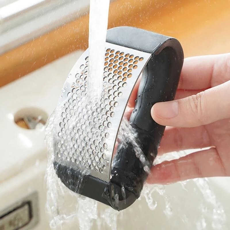 Roestvrij Knoflookpers Handheld Druk Squeezer Handmatige Gralic Druk Apparaat Gember Knoflook Huishoudapparatuur Keuken Accessoires