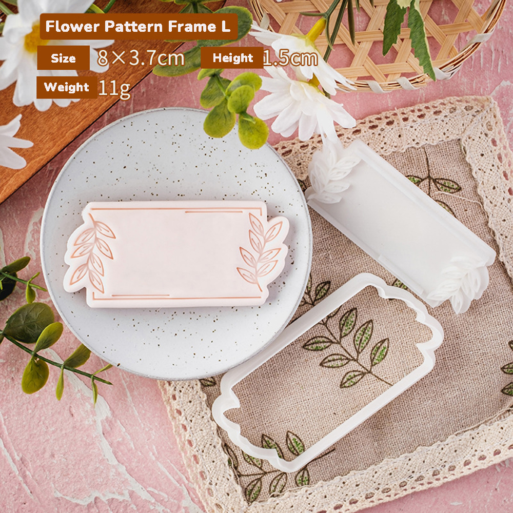 Pattern Blessing Cookie Mold Wedding Birthday Cake Cutting Mold DIY Baking Tool