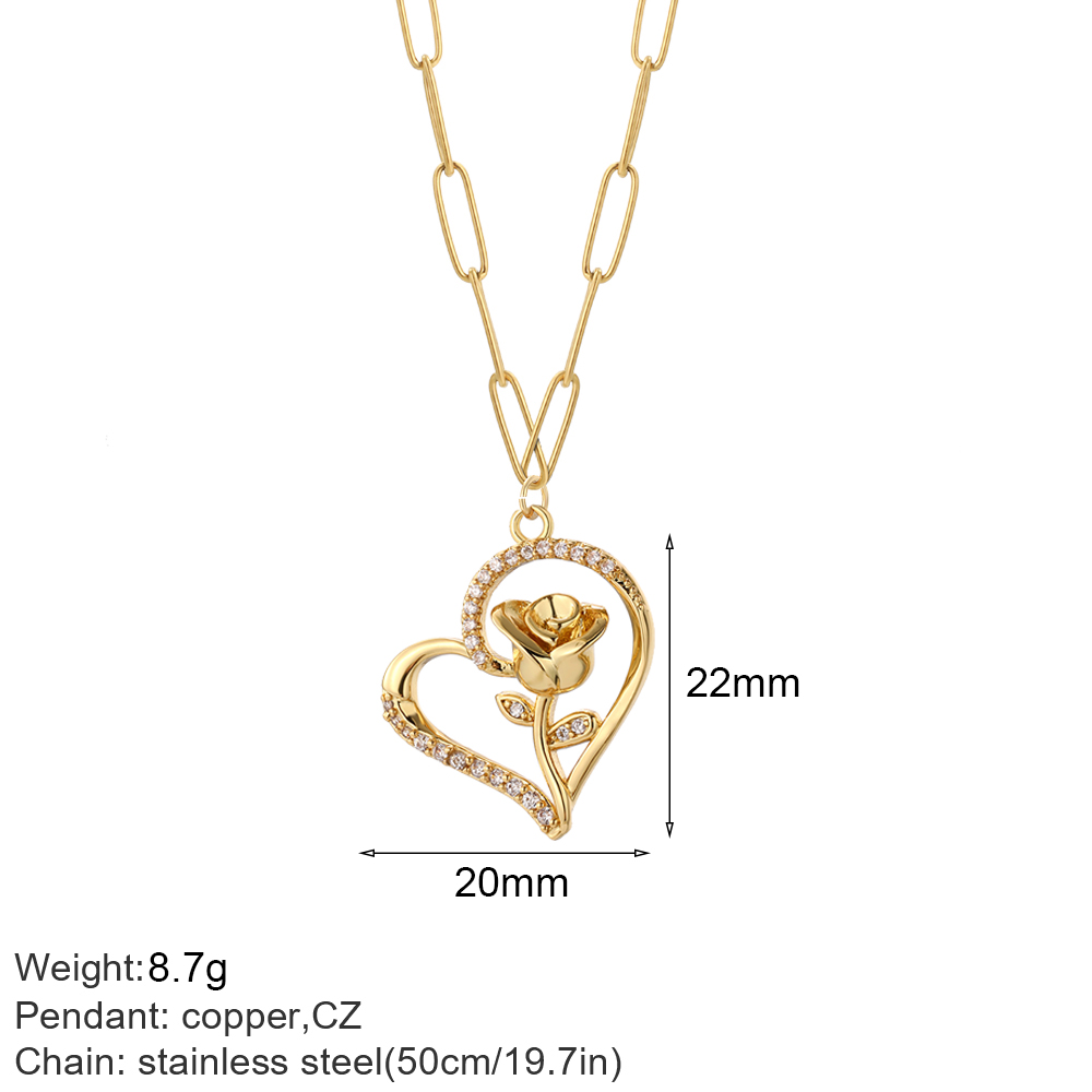 Collier à nœud pour femmes, pendentif en forme de cœur papillon mignon, couleur or, colliers à longue chaîne en acier inoxydable, Cadenas de cou Para Hombre en: Pistolet noir plaqué