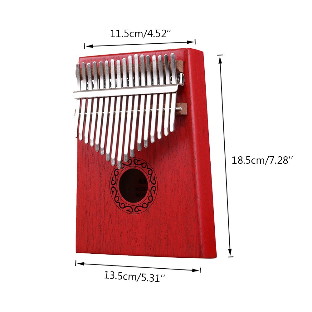 Kalimba 17-key Thumb Piano Mahogany Musical Instrument Mbira Kalimba Hammer Sticker Kit Children Upright Piano Kalimba 17 Key /