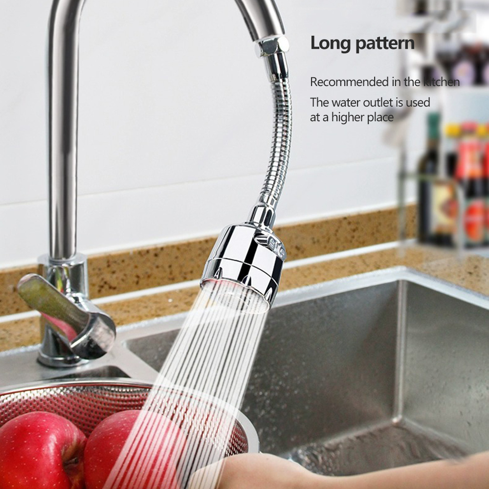 Oauee 360 graus giratória torneira da cozinha arejador ajustável modo duplo pulverizador filtro difusor de poupança água bico torneira conector