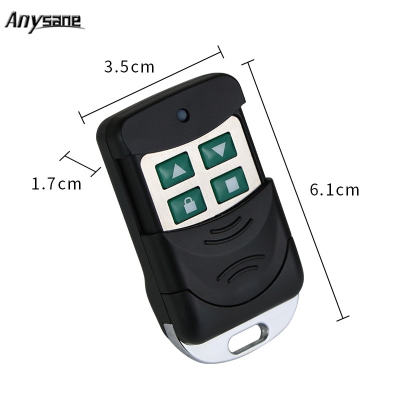 ANYSANE Rolling Shutter Tubular Motor Controller Wireless Garage Door Electric Door Remote Control Kit RF433mhz Receiver Emitter