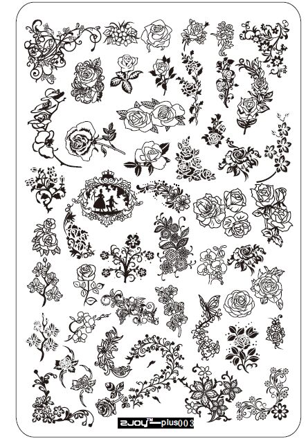 2018Big Size Decoraties Nail Stempelplaten Konad Stamping Nail Art Manicure Template Stempel Nail Gereedschap