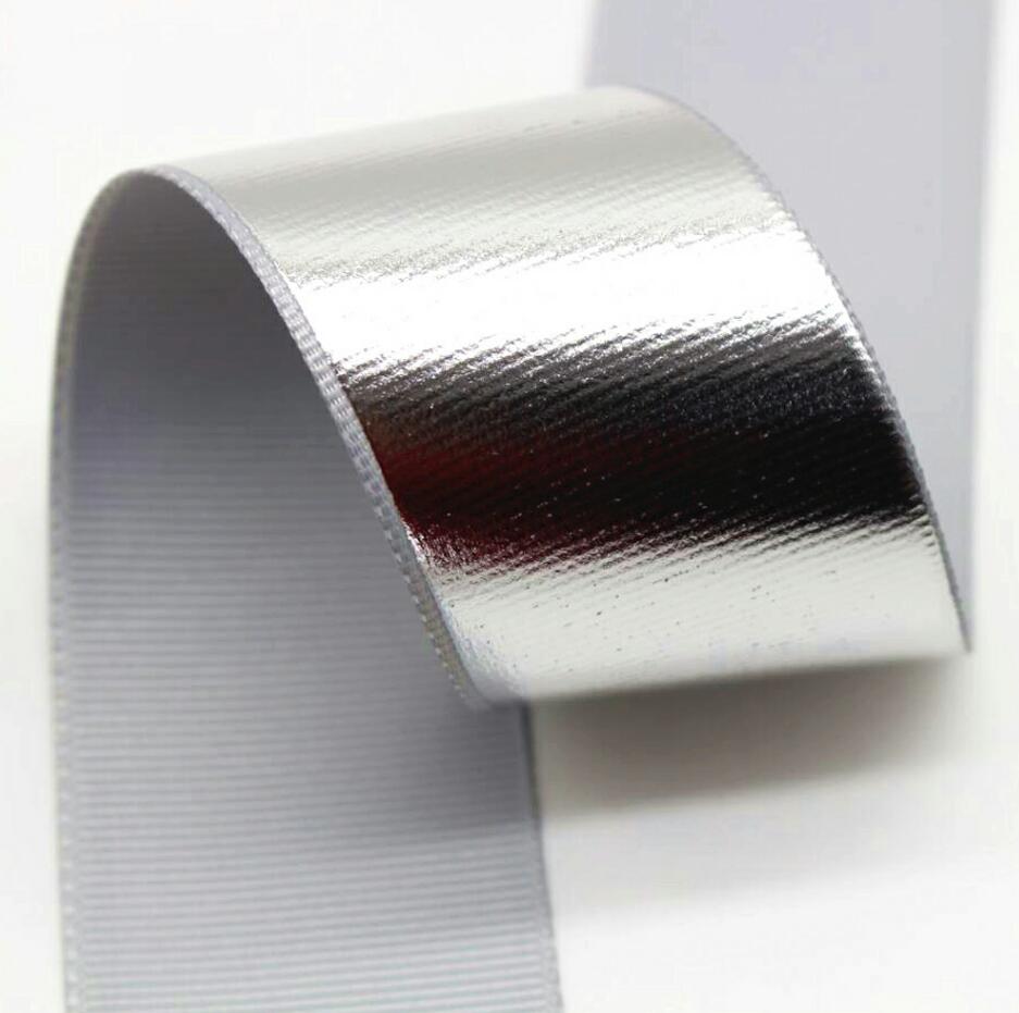 1-1/2 38mm zilveren lint 10 meter diy handgemaakte materiaal wikkel hoofdtooi grosgrain: 04