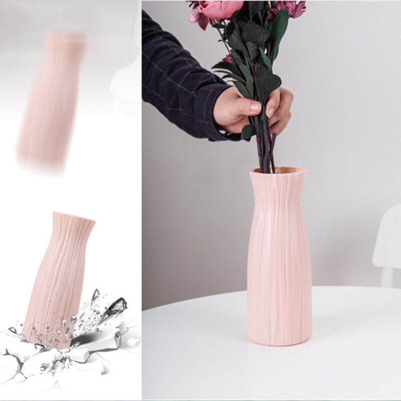 Vaas Moderne Minimalistische Wit Roze Grijs Ornamenten Bloemenvaas Arrangeur Thuis Vazen Mand Bloem Decoratie Vazen