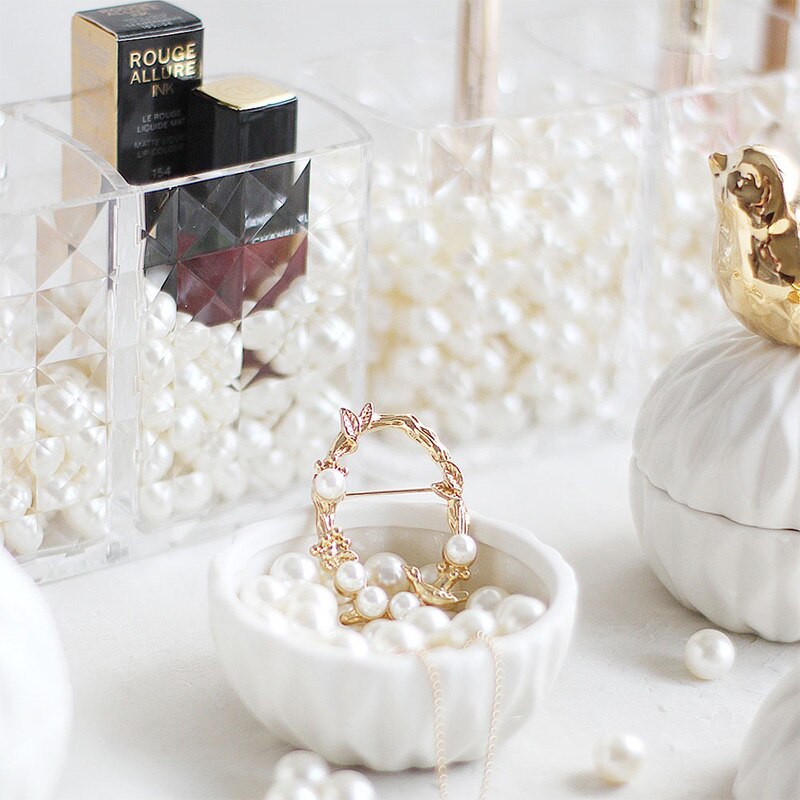 MINI Ceramic Animal Storage Jars Bear Rabbit Cover Spices Candy Tank Container Coffee Jewelry Kitchen Organizer Decoration Craft