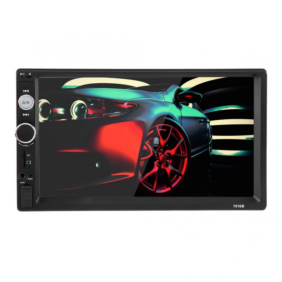 Reproductor MP5 con Bluetooth para coche, reproductor Multimedia con Radio FM, USB, AUX, Control remoto, cámara trasera