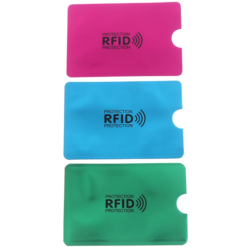 10 Stuks Anti Diefstal Voor Rfid Credit Card Protector Blokkeren Kaarthouder Sleeve Skin Case Covers Bescherming Bankkaart Case Bescherming