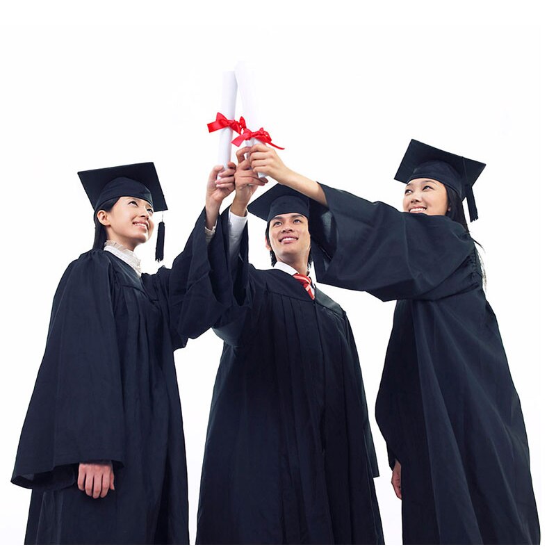 Gorro de graduación mate con borla ajustable para adulto, Unisex, para fotografía, escuela secundaria, universidad, color negro,