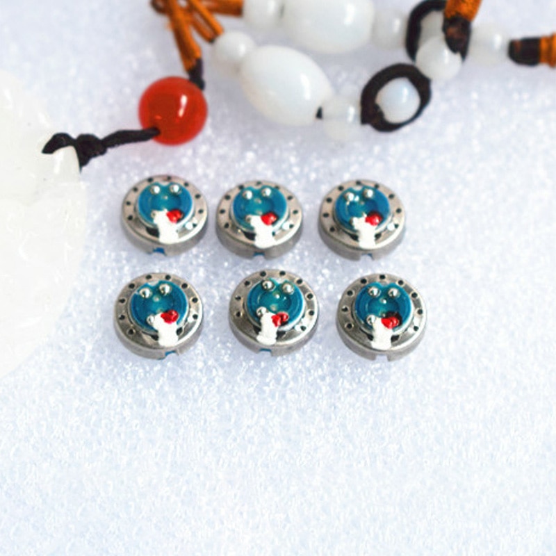 10MM 48 ohm Headphone Speakers IE8 Titanium Film Headphone Driver Unit Copper Shell Driver Unit for IE6 IE7 IE8 IE80