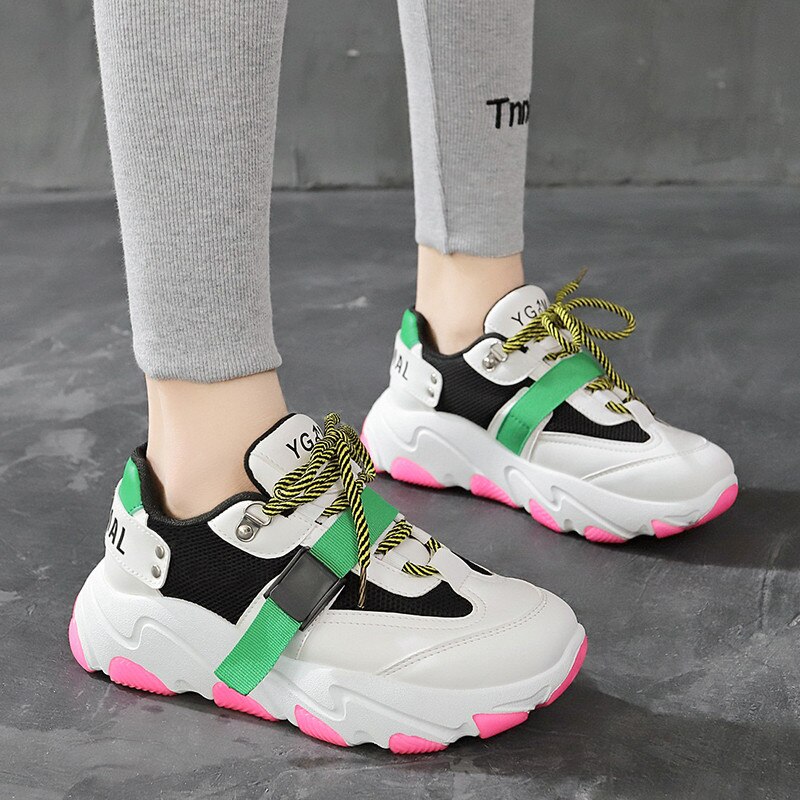 Vrouwen Runing Schoenen Kleurrijke Sport Schoenen Goede Vrouw Sneakers Trend Sales Lente Populaire Stijlen Platform