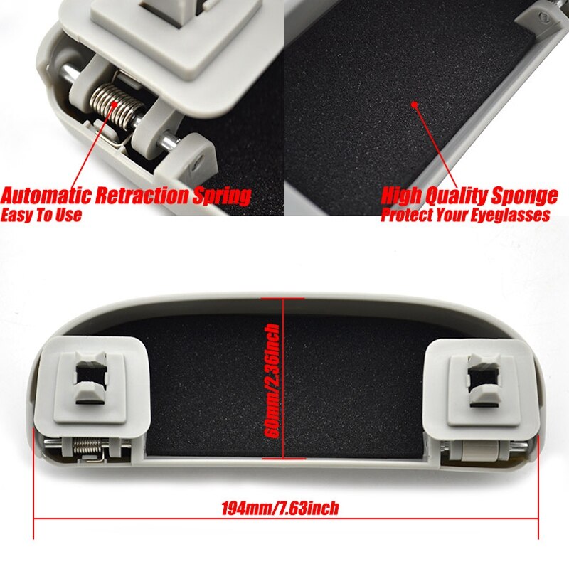 Auto Zonnebril Case Houder Glazen Kooi Clip Opbergdoos Voor Jeep Compass Mp Accessoires Auto Styling