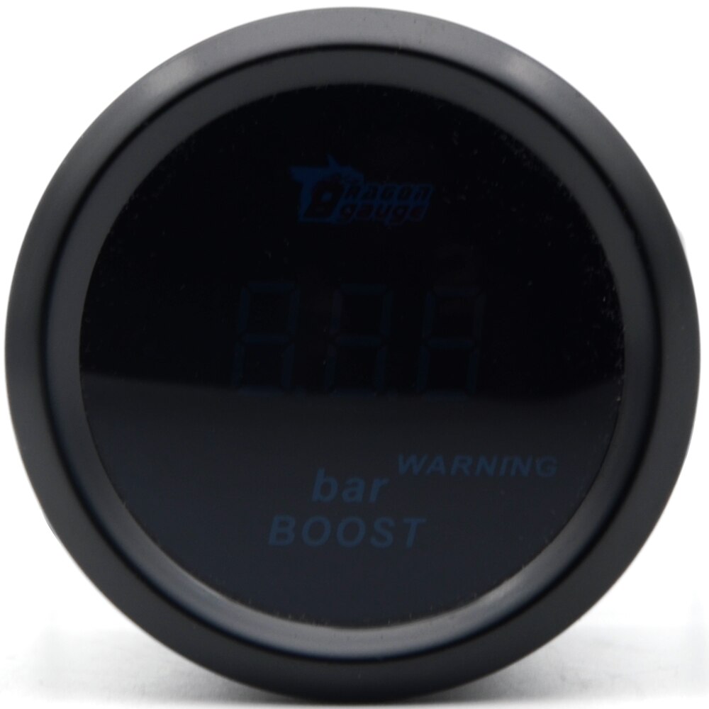 Digitale 2 &quot;52Mm Bar Boost Turbo Gauge Met Sensor Blauwe Led Digitale Met Sensor