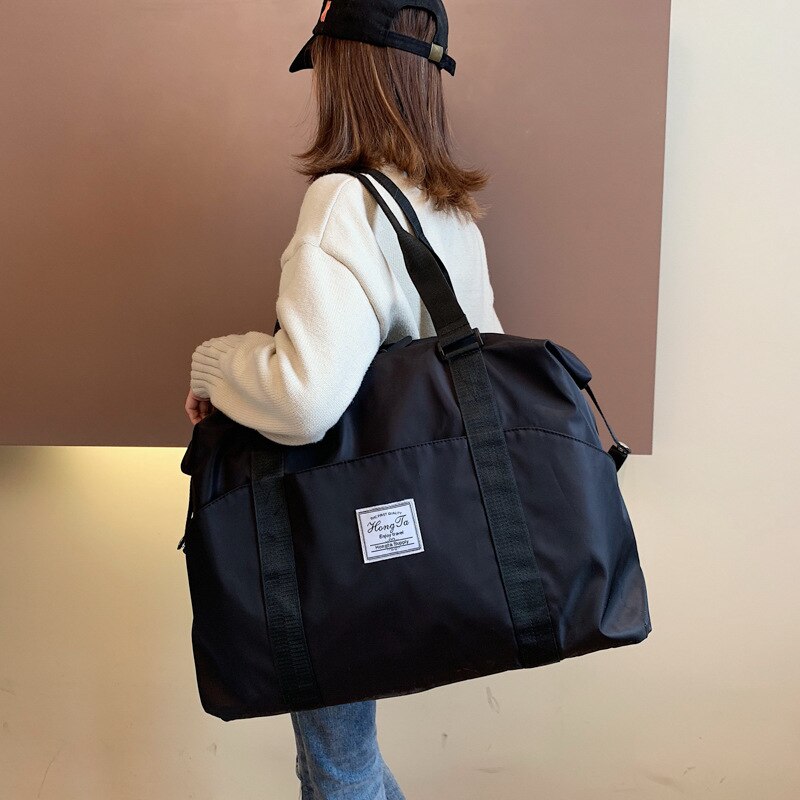 Oxford fabric portable travel bag large capacity shoulder messenger bag outdoor waterproof bag