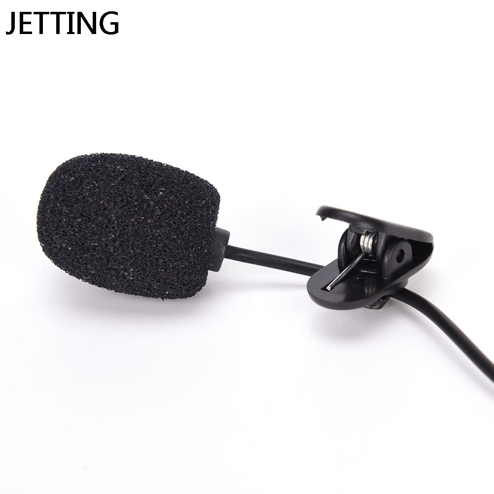 Practical Mini 3.5mm Plug Jack Microphone Lavalier Tie Clip Microphone Mic For Speaking Speech Lectures 1.5m