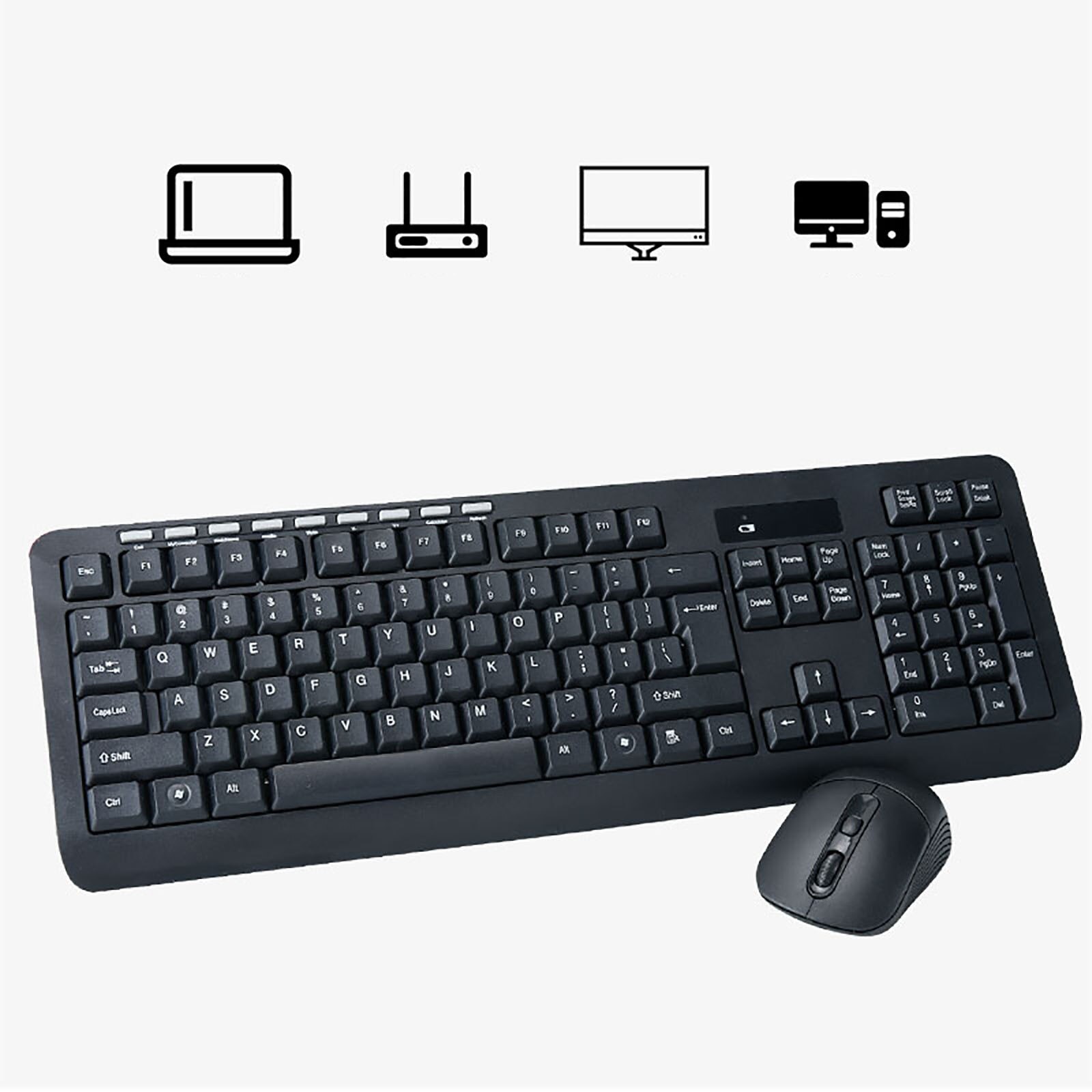 Gaming Keyboard Computer Mouse Gamer Set 2.4GHz 1600 DPI PC Keypad Ergonomic Optical Wireless Mouse For PC Laptop клавиатура