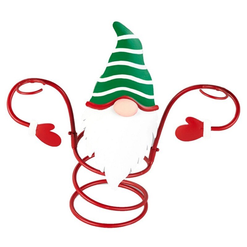 Portabicchieri di babbo natale portabottiglie di vino di natale portabottiglie da tavolo da casa espositore ornamenti per feste di natale: B