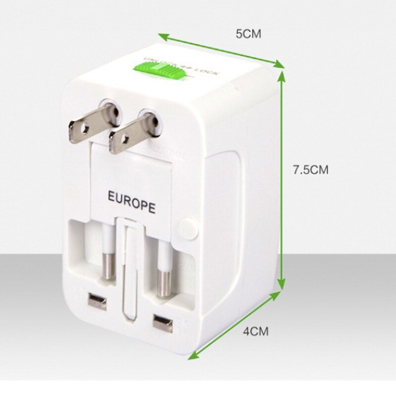 internationale universal travel adapter plug UK EU VS AU multi socket stekkers reizen adapter plug