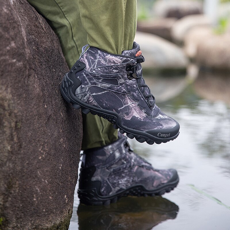 Vesonal vinter ankel sne mænd jagtstøvler snestøvler varme vandtætte mænd afslappet støvle camouflage sneakers udendørs stor størrelse