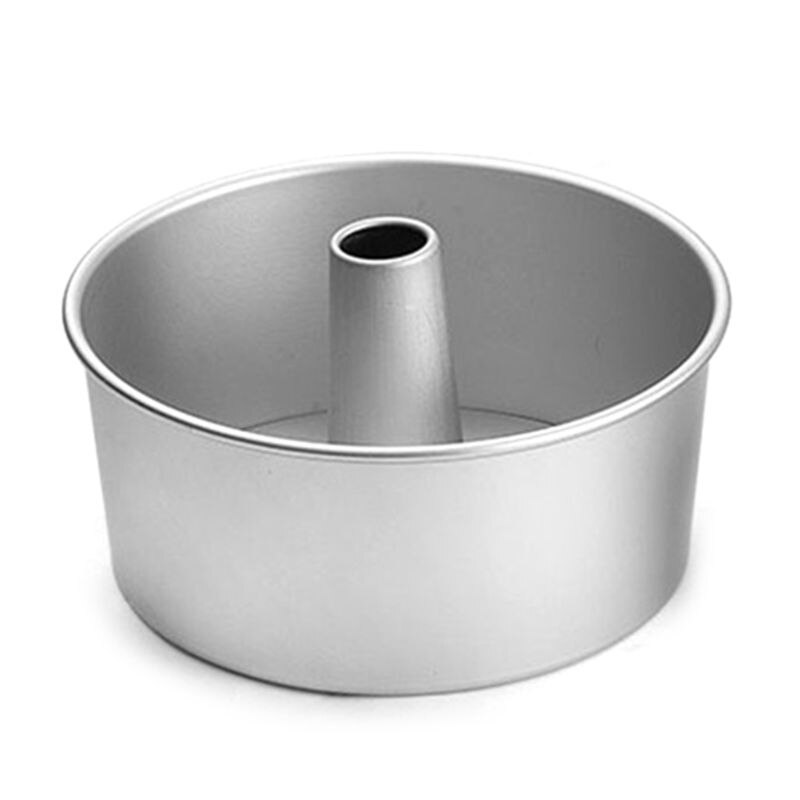 4inch 6inch Aluminum Alloy Round Chiffon Cake Pan Removable Bottom Hollow Chimney Cake Mold DIY Baking Cake Tools