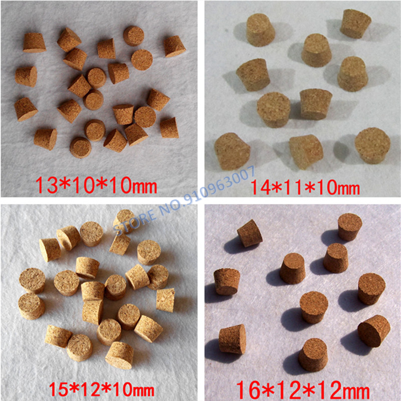 100 stück holzstopfen mit 7.5mm to 30mm cm durchmesser für labor-reagenzgläser, wasserkocher, puddingflaschen, büretten und rohre.