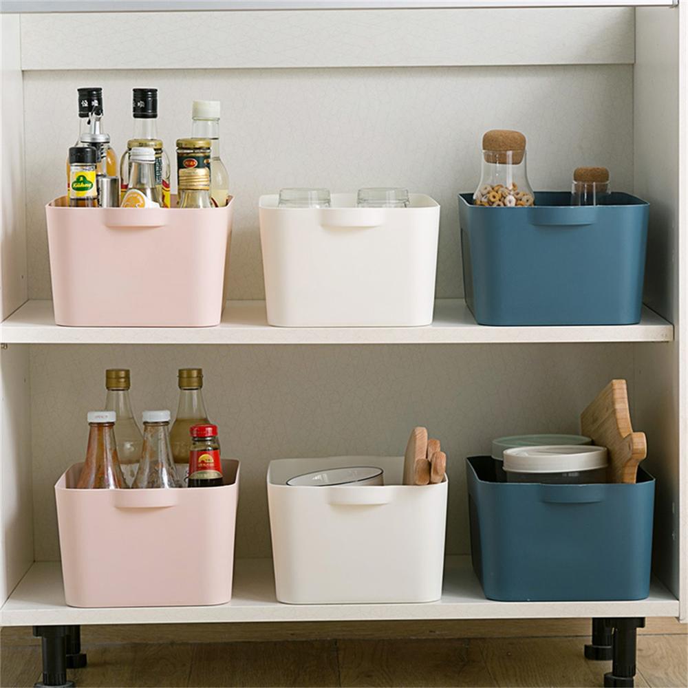 Kjøkken oppbevaringsbokser eske skap krydderorganisator mangfoldig oppbevaringsboks kurv leketøy snacks etui baderomsminkeorganisator