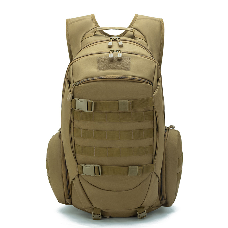 Sac à dos de camping de grande capacité, 55L Keeptics, sacs à dos de plein air, sac de l'armée CamSolomon initié, multifonction,: bleu foncé