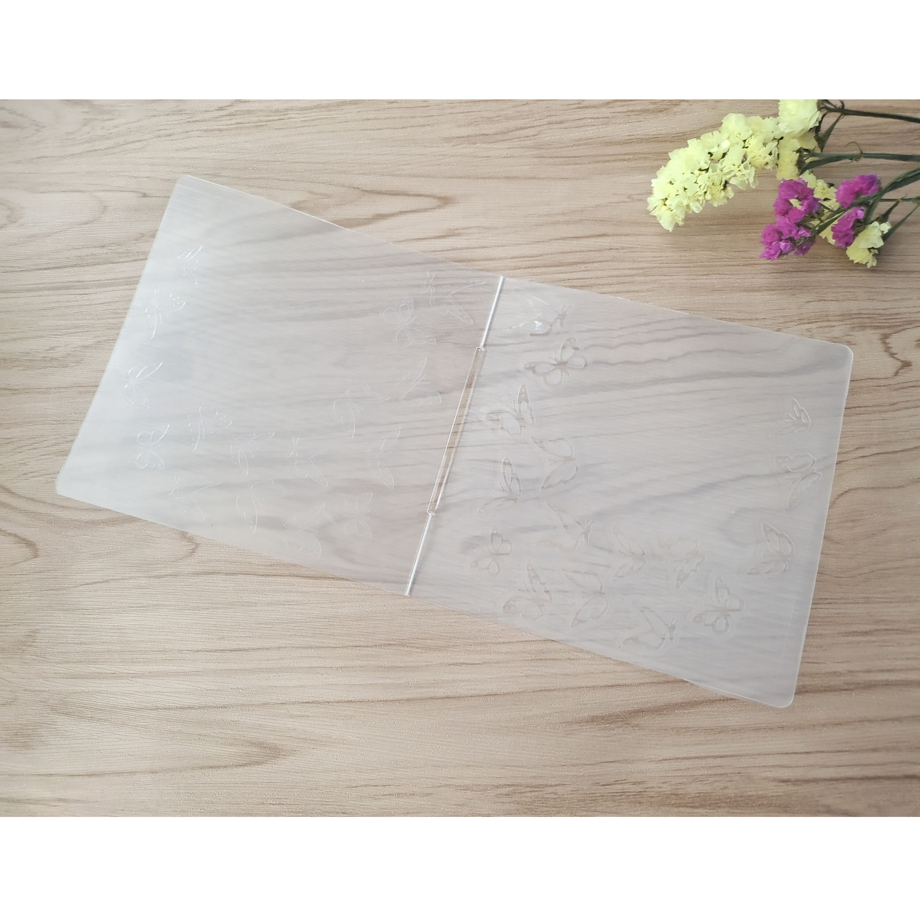 Dossier de gaufrage en plastique motif papillons volants, pour Scrapbooking, bricolage, carte d&#39;album Photo, artisanat de fabrication