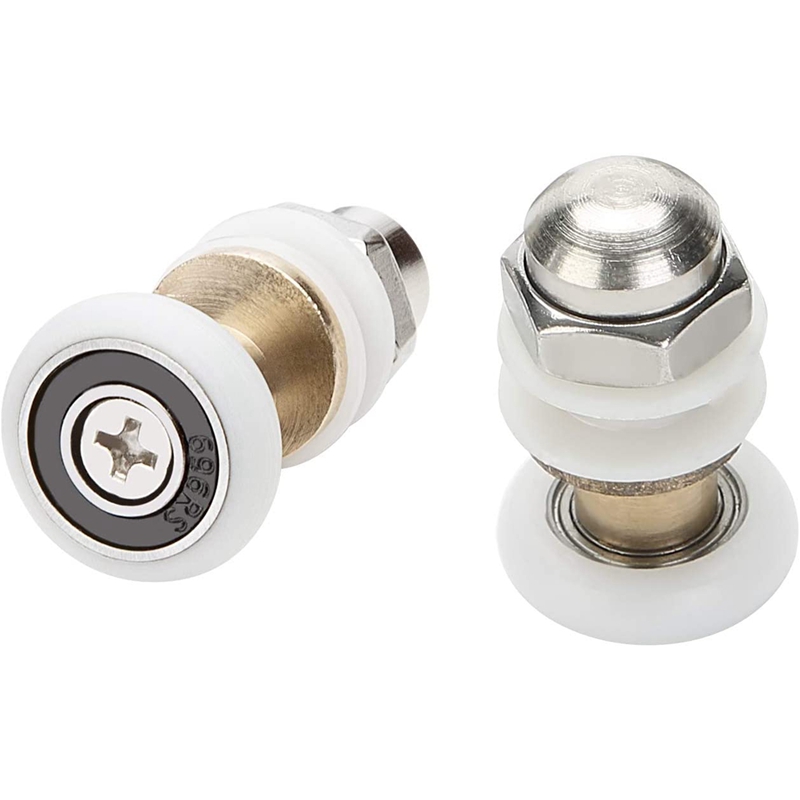 8 szt. Rolki drzwi prysznicowych robić szklanych drzwi przesuwnych koła pasowe bardzo ciche szklane drzwi prysznicowe